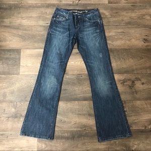 EUC AEO Hipster Bootcut Denim Jeans Size 2